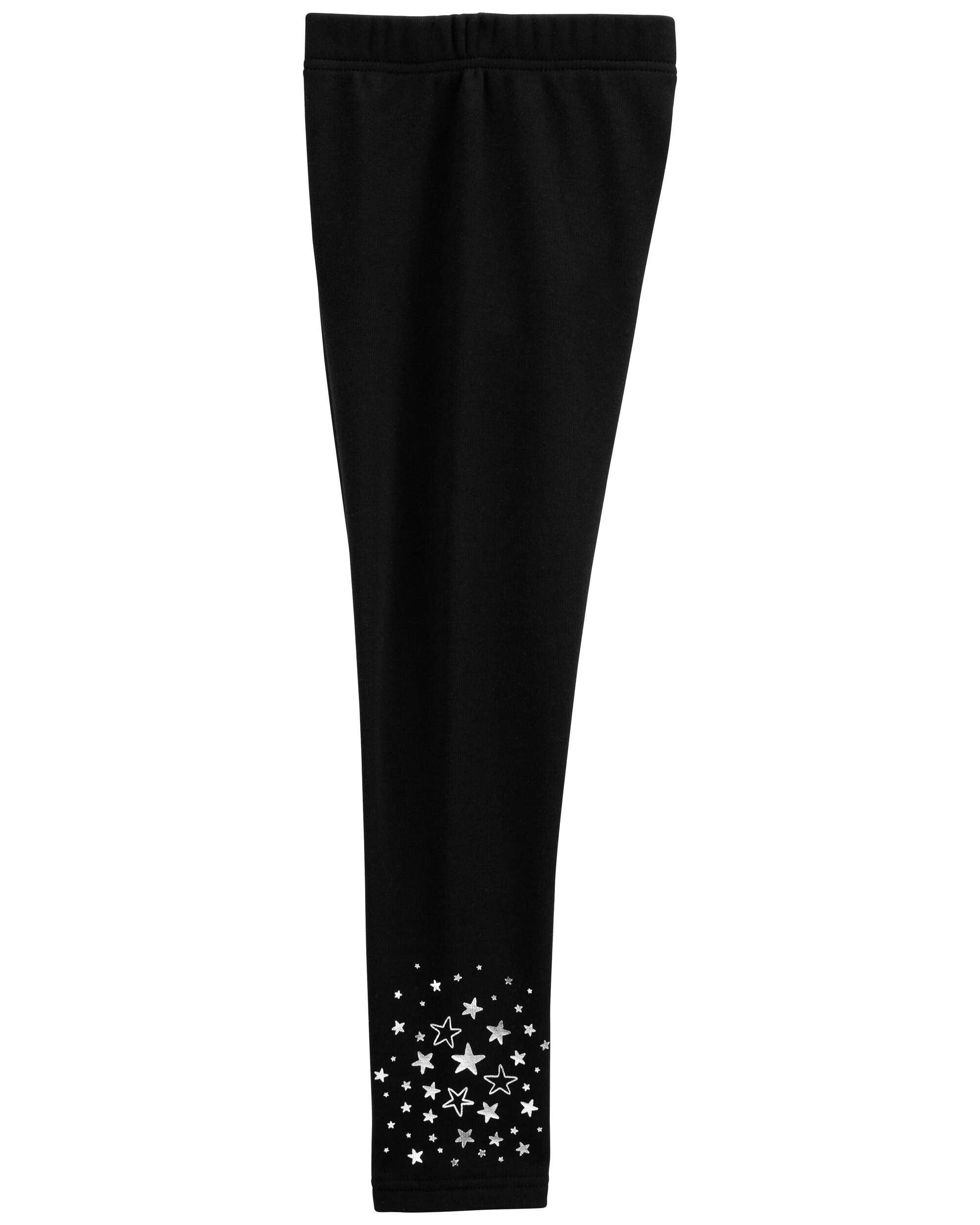 Kid Glitter Star Cozy Fleece Leggings Carter s Carter s