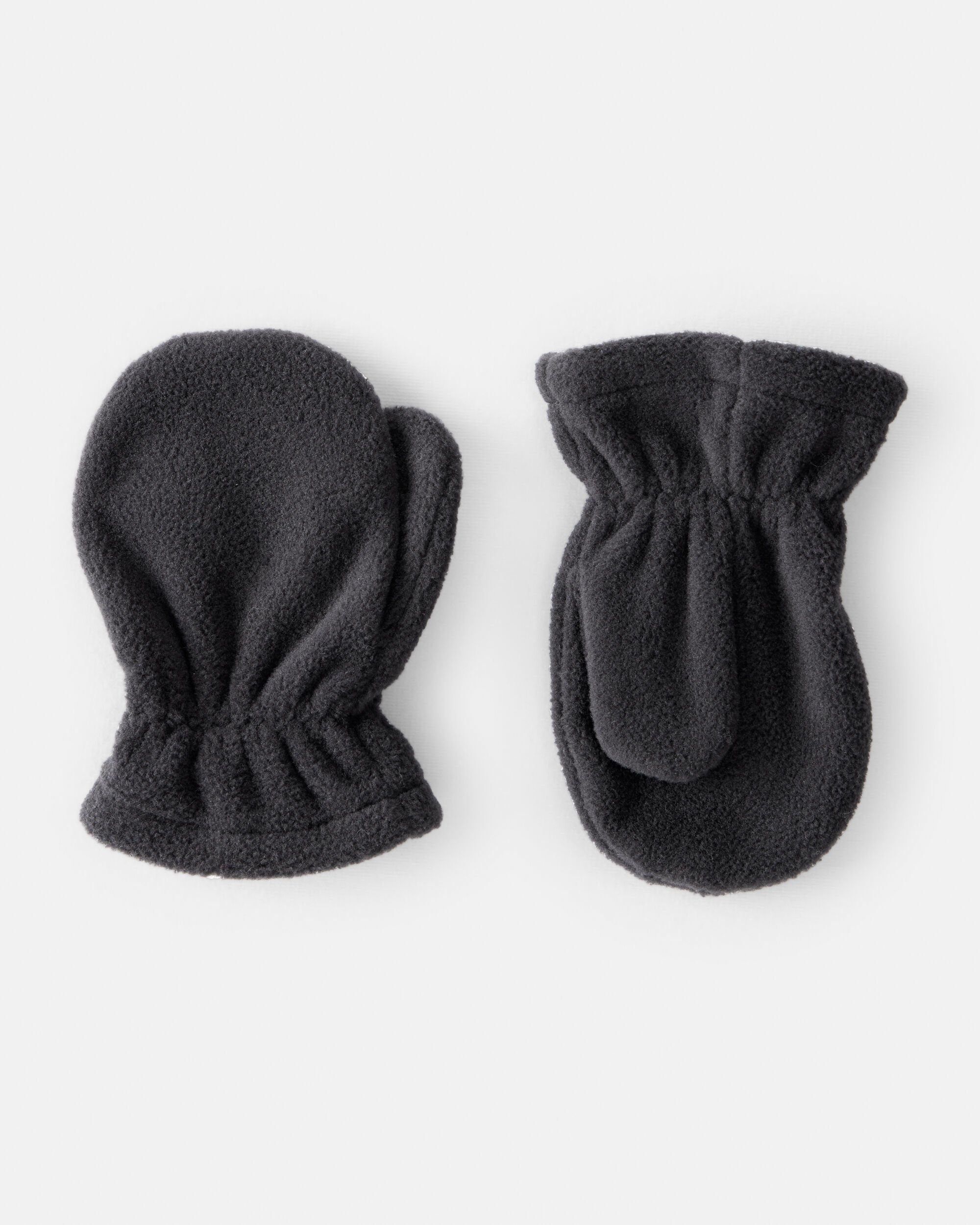 Toddler Boy Fleece Mitten - Black