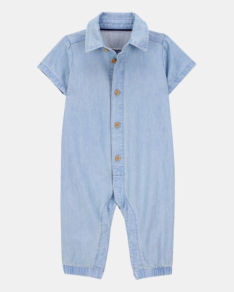 baby chambray jumpsuit