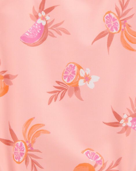 Product image 4 of Baby 1-Piece Fruit Swimsuit - Coral