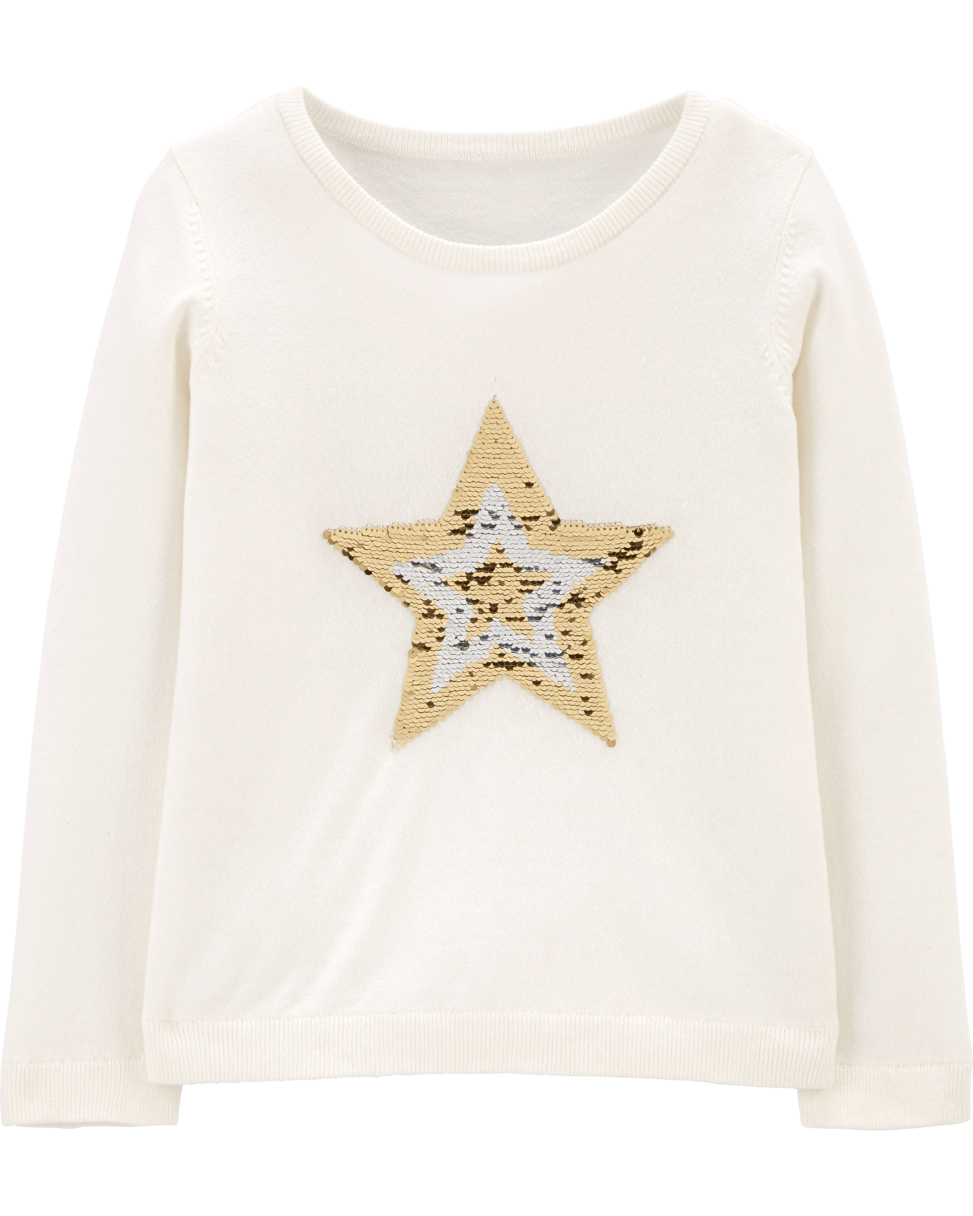 sequin star sweater