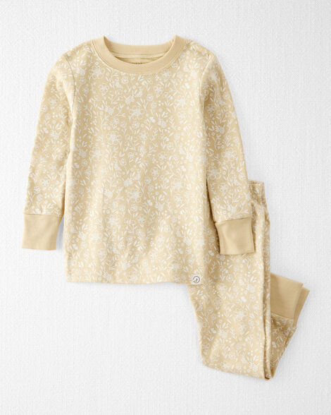 Nature Baby 2PC LS Pj Set - Pointelle Aster Floral