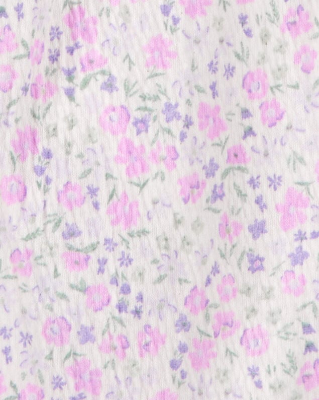 Product image 2 of Baby 2-Piece Floral Jumpsuit & Headwrap - Purple