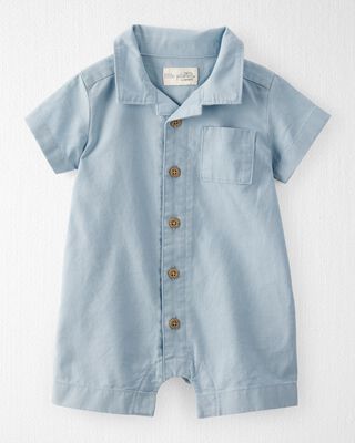 Product image 1 of Baby Linen Romper Made with Organic Cotton