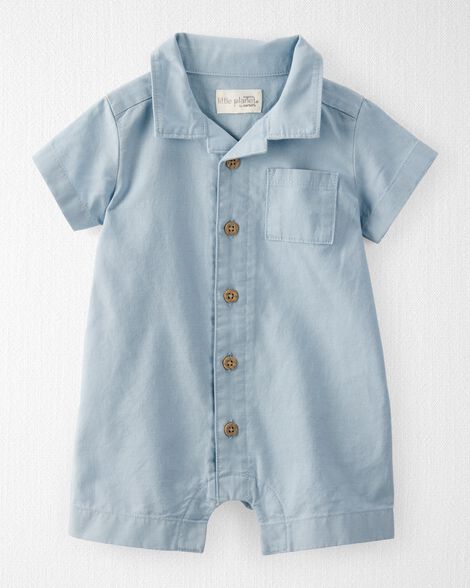  Product image 1 of Baby Linen Romper Made with Organic Cotton