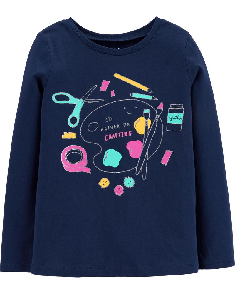 Glitter Arts Crafts Jersey Tee Carters Com