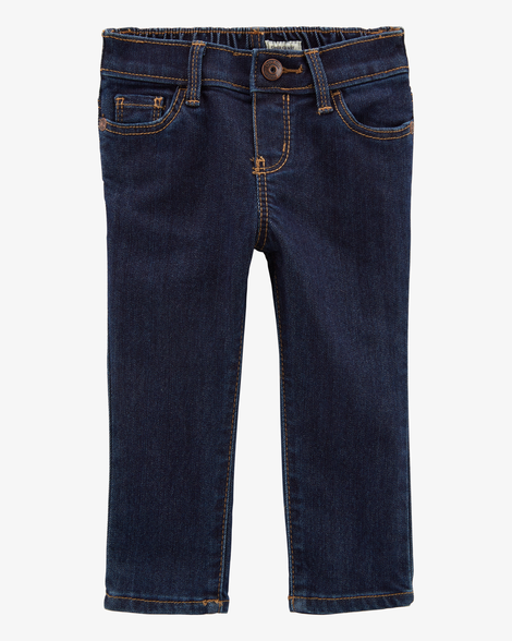 Baby Girl Dark Wash Super Skinny-Leg Jeans