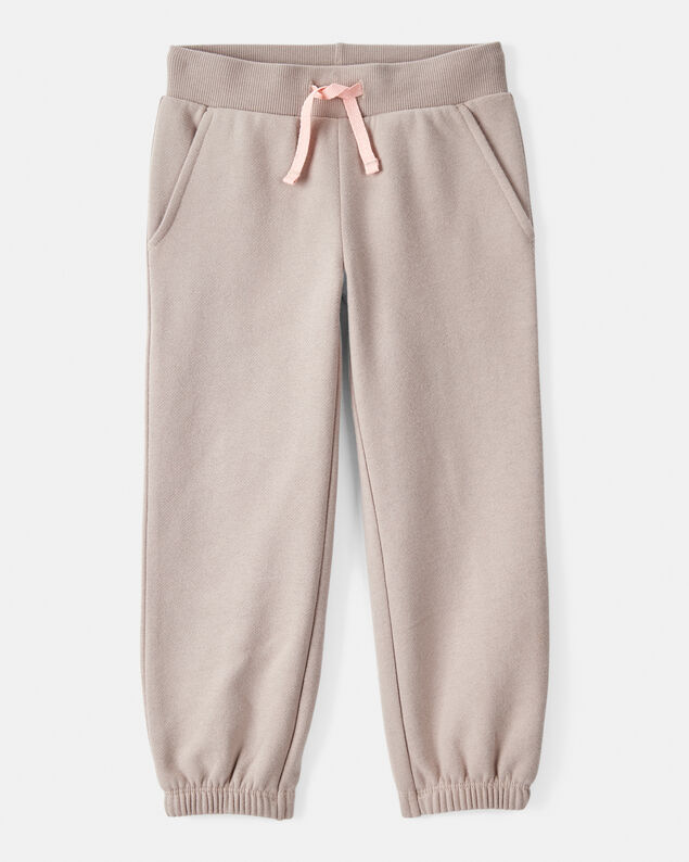 Product image 1 of Toddler Girl Cotton Joggers - Brown