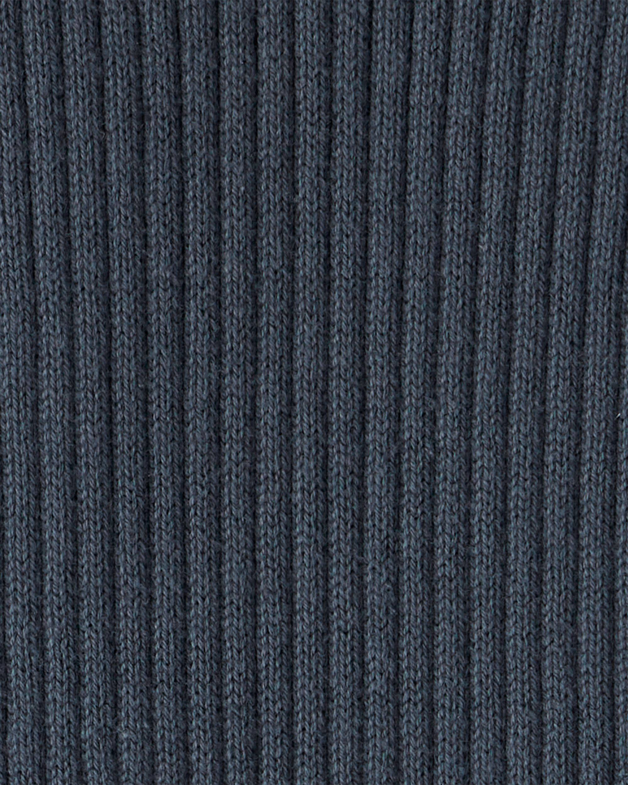 Baby Button-Down Sweater Jumpsuit - Navy