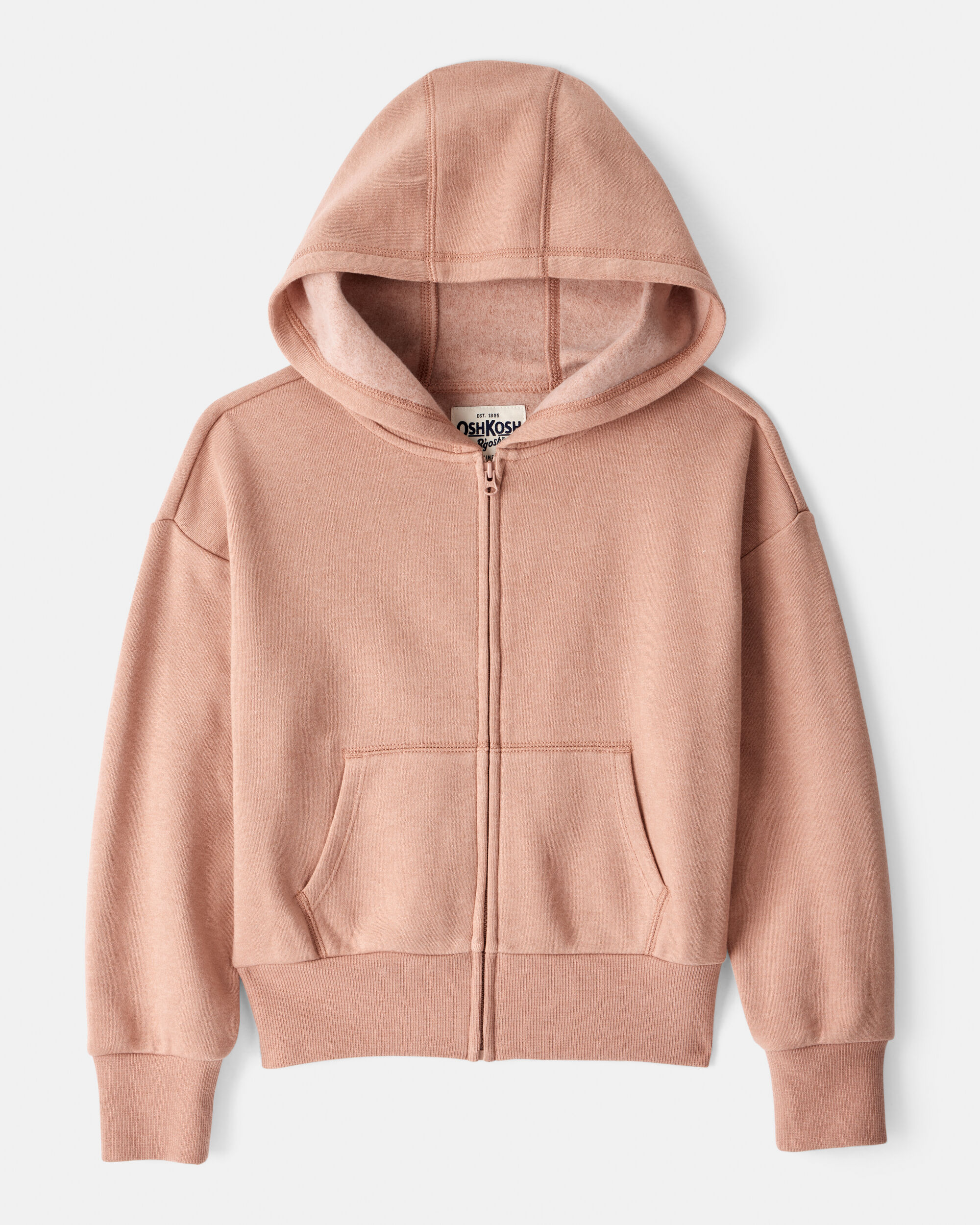 Girls DayDream Fleece Long-Sleeve Hooded Zip-Up Jacket