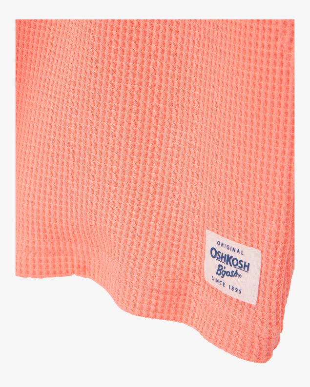 Product image 2 of Baby Waffle Knit Drawstring Shorts - Orange