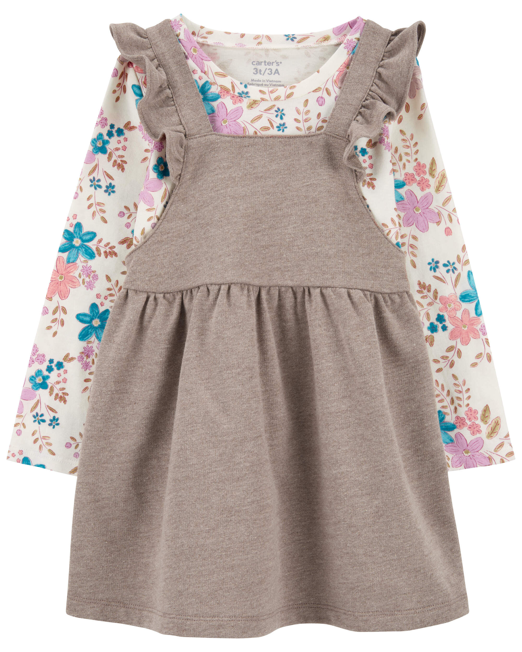 Toddler 2-Piece Floral Tee & Flutter Dress Set - Carter's | Carter's