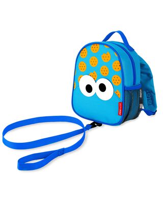 Product image 2 of Sesame Street Mini Backpack With Safety Harness - Cookie Monster
