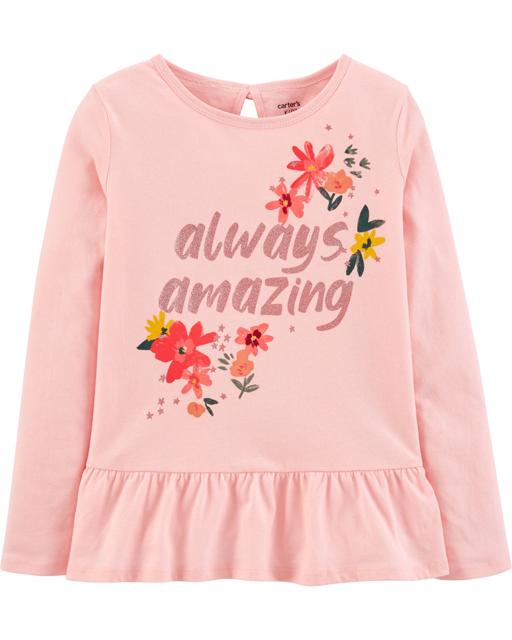*CLEARANCE* Always Amazing Jersey Peplum Tee