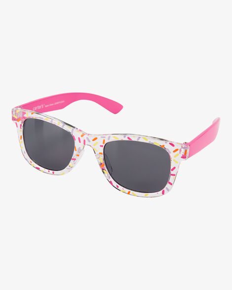  Product image 1 of Confetti Print Wayfarer Sunglasses - Pink