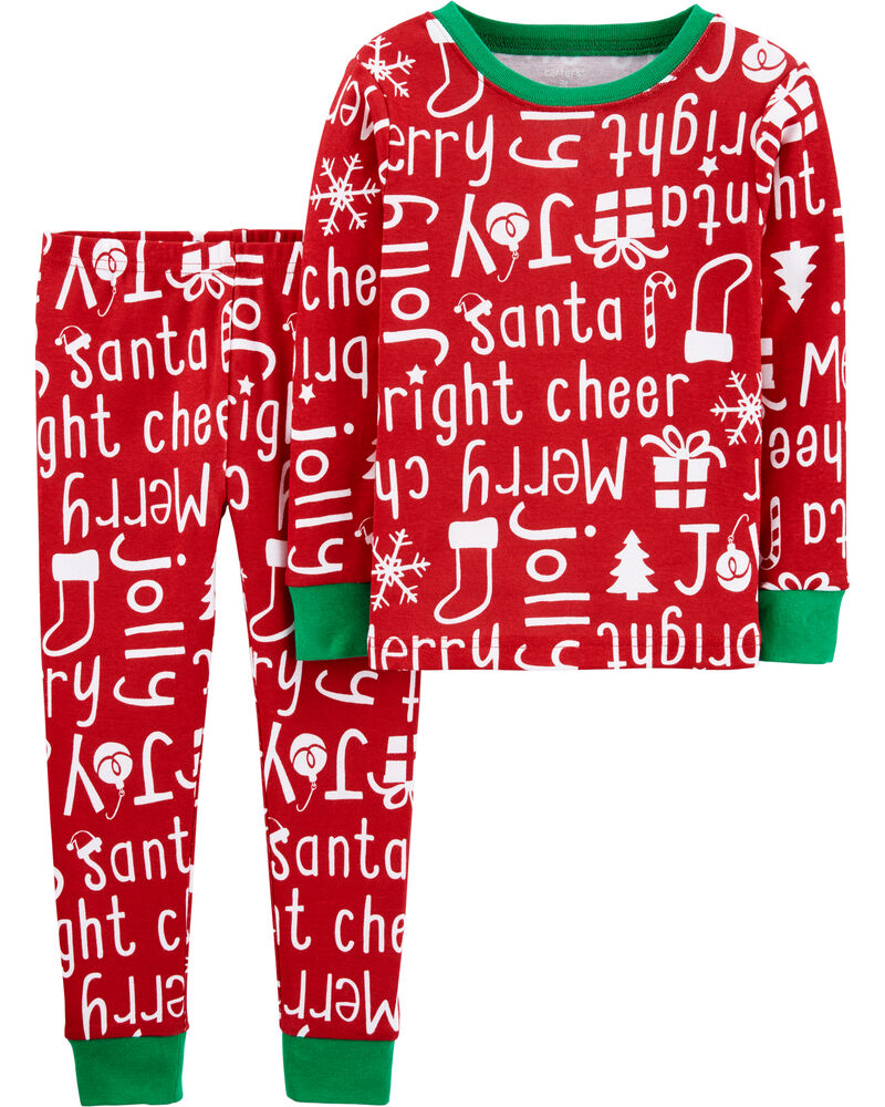 2 Piece Christmas Snug Fit Cotton Pjs Carters Com