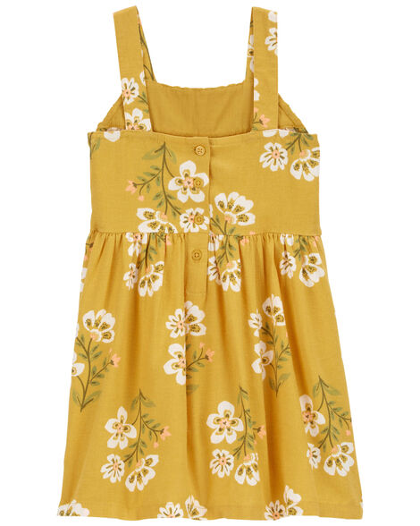  Product image 2 of Toddler Floral Linen Dress