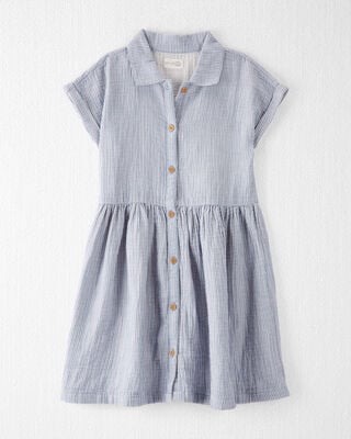 Product image 1 of Kid Organic Cotton Gauze Striped Dress