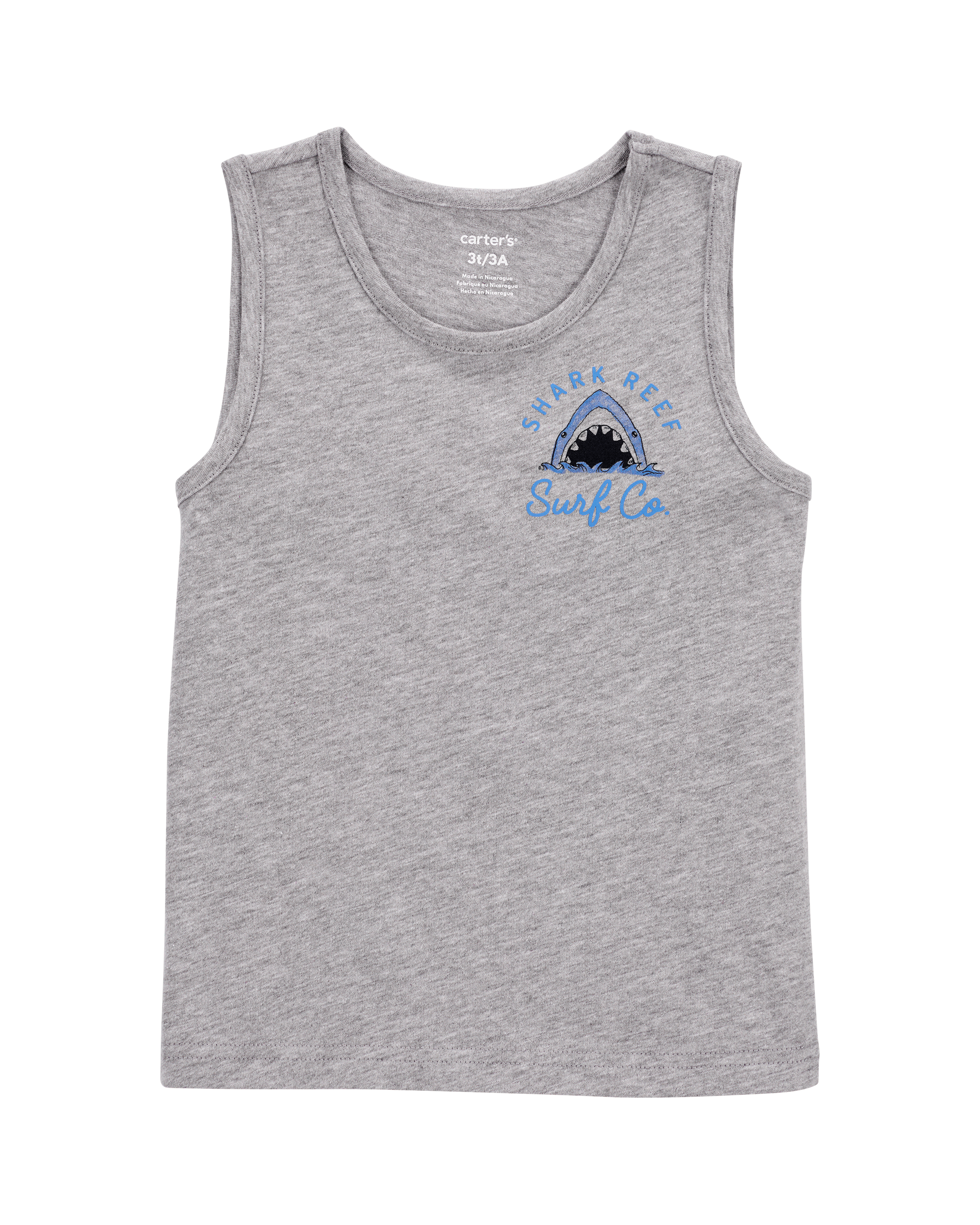 Baby Shark Graphic Tank - Heather