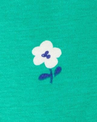 Product image 2 of Baby Floral Cotton Romper - Green