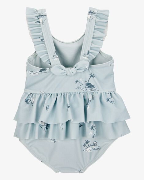 Baby 2-Piece Swimsuit & Cover-Up Set