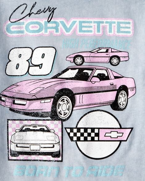 Kid Chevrolet™ Corvette™ Short-Sleeve Graphic Tee - Blue