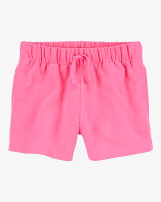 Product image 1 of Kid Pull-On French Terry Shorts - Pink