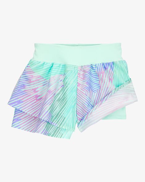  Product image 3 of Kid Flowy Tie-Dye Layered Flip Short - Blue/Purple