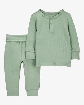 Product image 1 of 2-Piece PurelySoft Outfit Set - Green