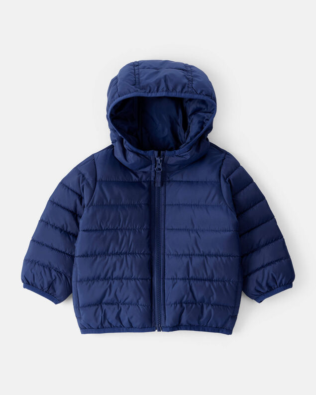 Product image 1 of Baby Hooded Puffer Jacket - Navy Blue