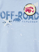 Blue - Toddler Off-Road Patch Graphic Tee, Selected