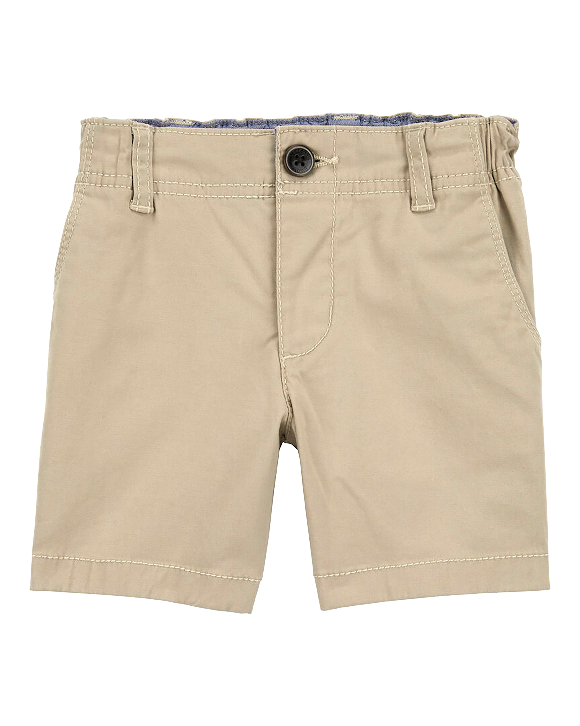 Baby Boy Stretch Chino Shorts - Khaki