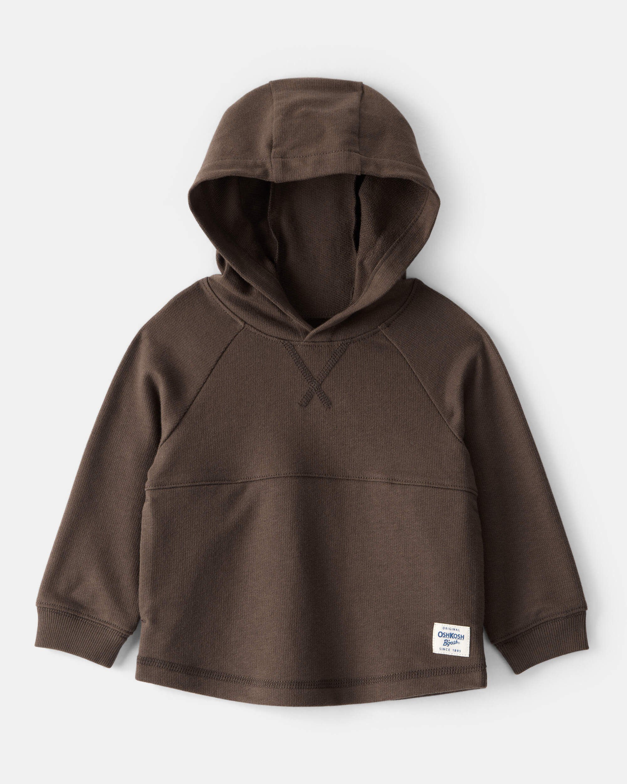 Baby Boy OshKosh Fleece Logo Zip Jacket - Black - OshKosh