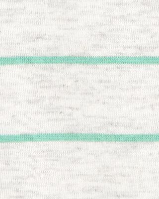 Product image 2 of Kid Striped Short-Sleeve Pocket Tee- Grey