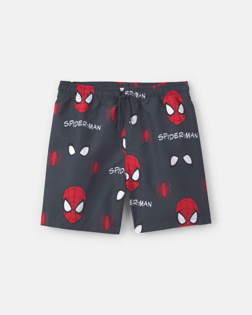 Carter's boys ©marvel spider-man swim trunks 10 Dark Grey