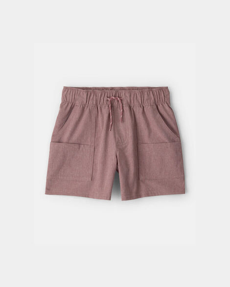 Toddler Boy Woven Pocket Shorts - Brown