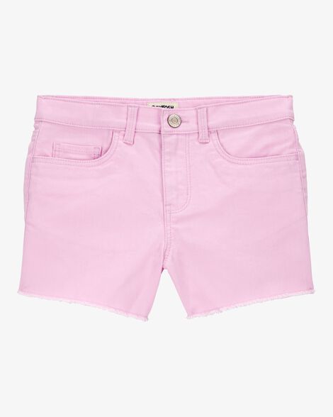 Product image 1 of Kid Iconic Raw Hem Shorts - Pink