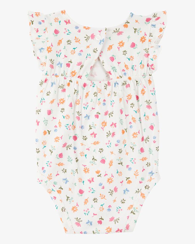 Baby Silly Goose Cotton Long-Sleeve Graphic Bodysuit - Blue