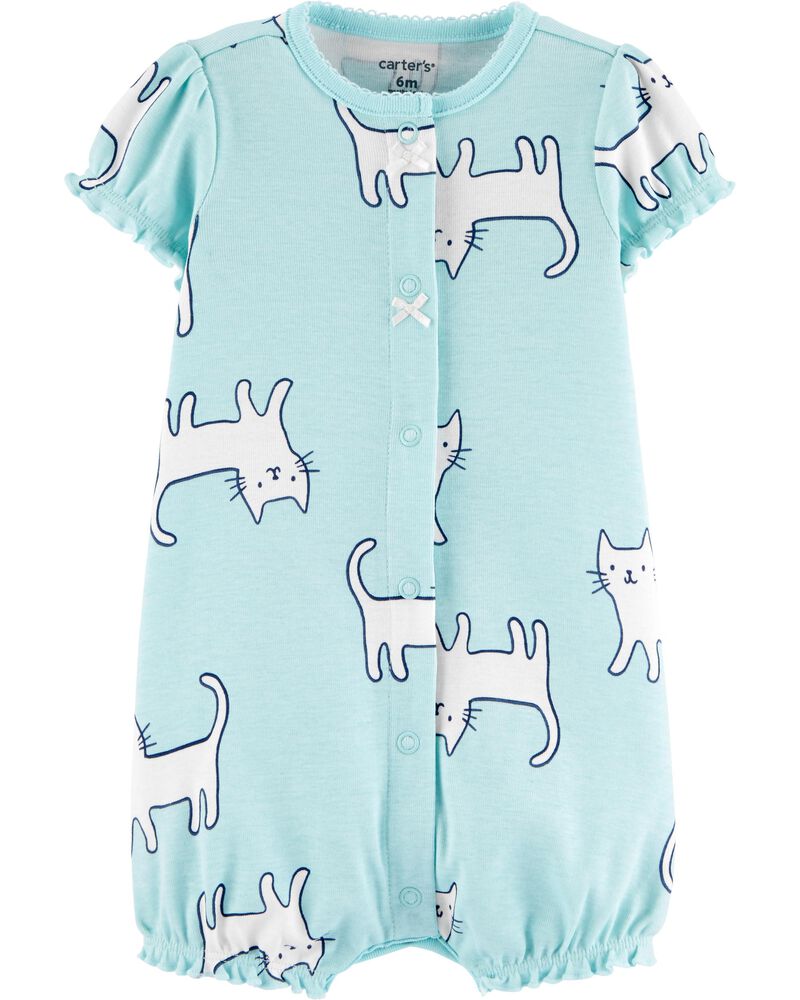 Cat Snap Up Romper Carters Com