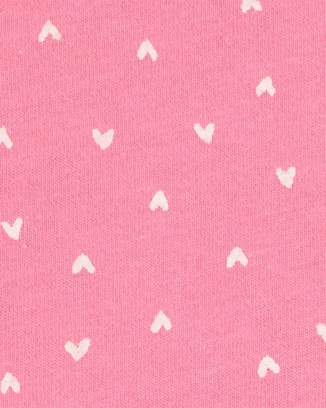  Product image 2 of Hearts Peplum Short-Sleeve Tee - Pink