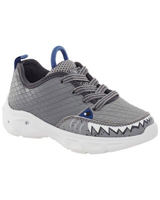 Product image 2 of Toddler Shark Light-Up Sneakers