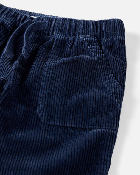 Toddler Organic Cotton Corduroy Drawstring Pants