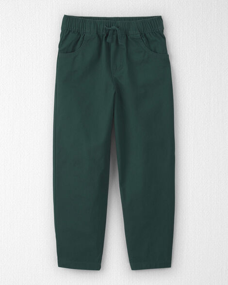 Kids Organic Cotton Baggy Twill Pants