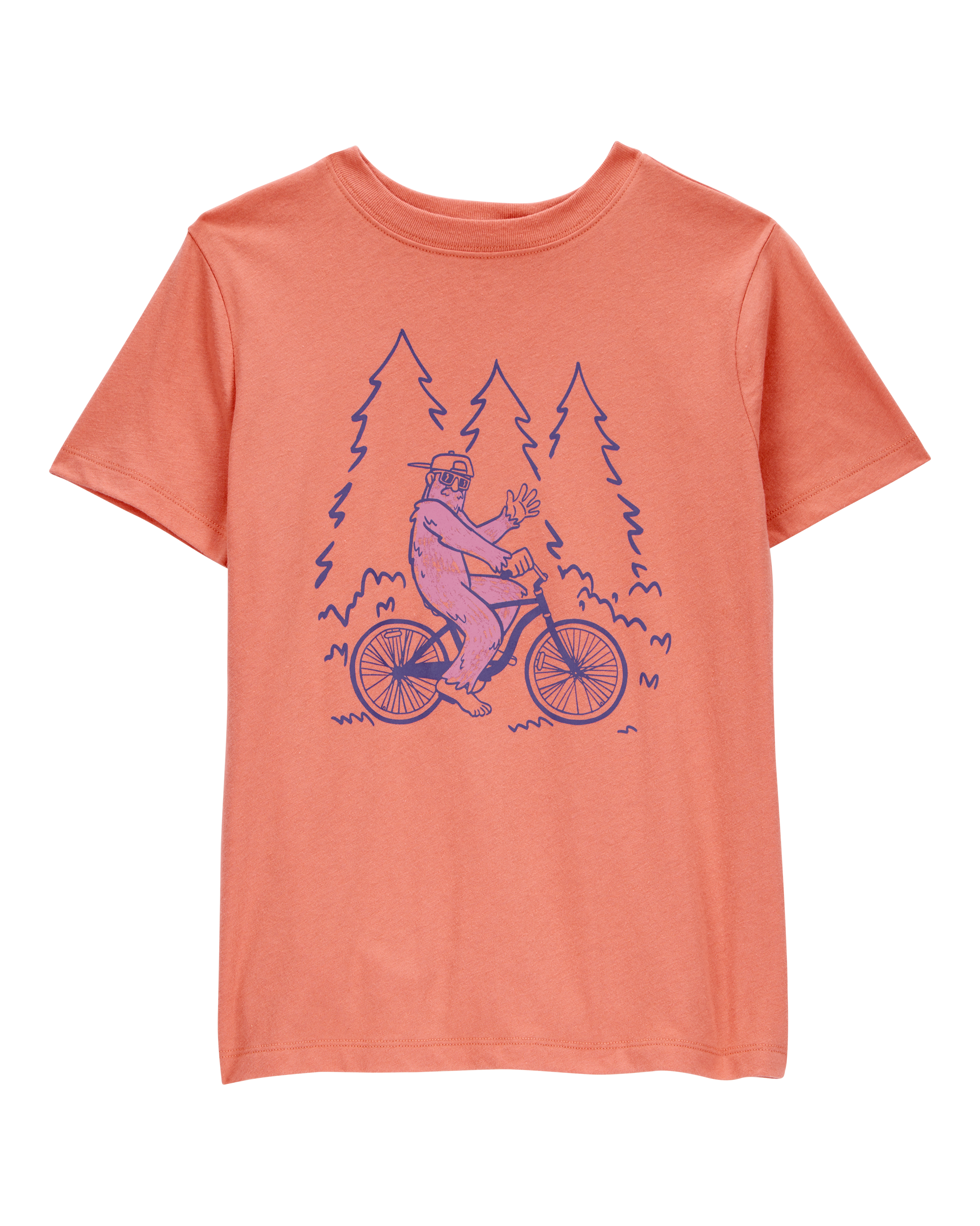 Kid Big Foot Short-Sleeve Graphic Tee - Orange