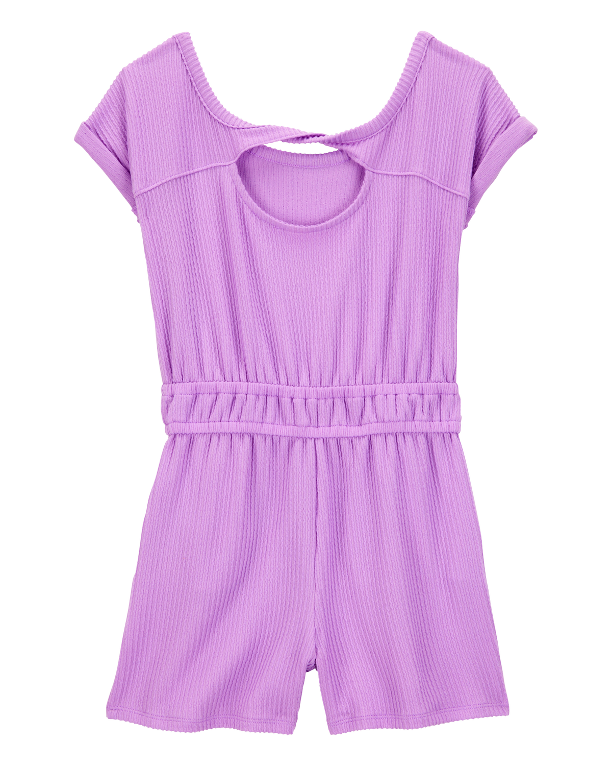 Kid Ribbed Textured Romper - Purple - OshKosh | Carter's