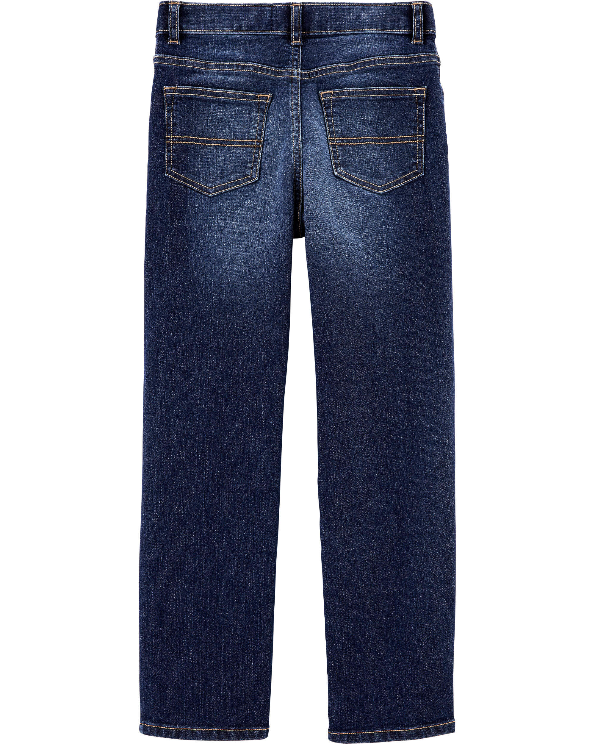 Kid Dark Wash Husky-Fit Classic Jeans
