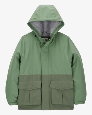 Product image 1 of Kid Midweight Color Block Jacket - Green