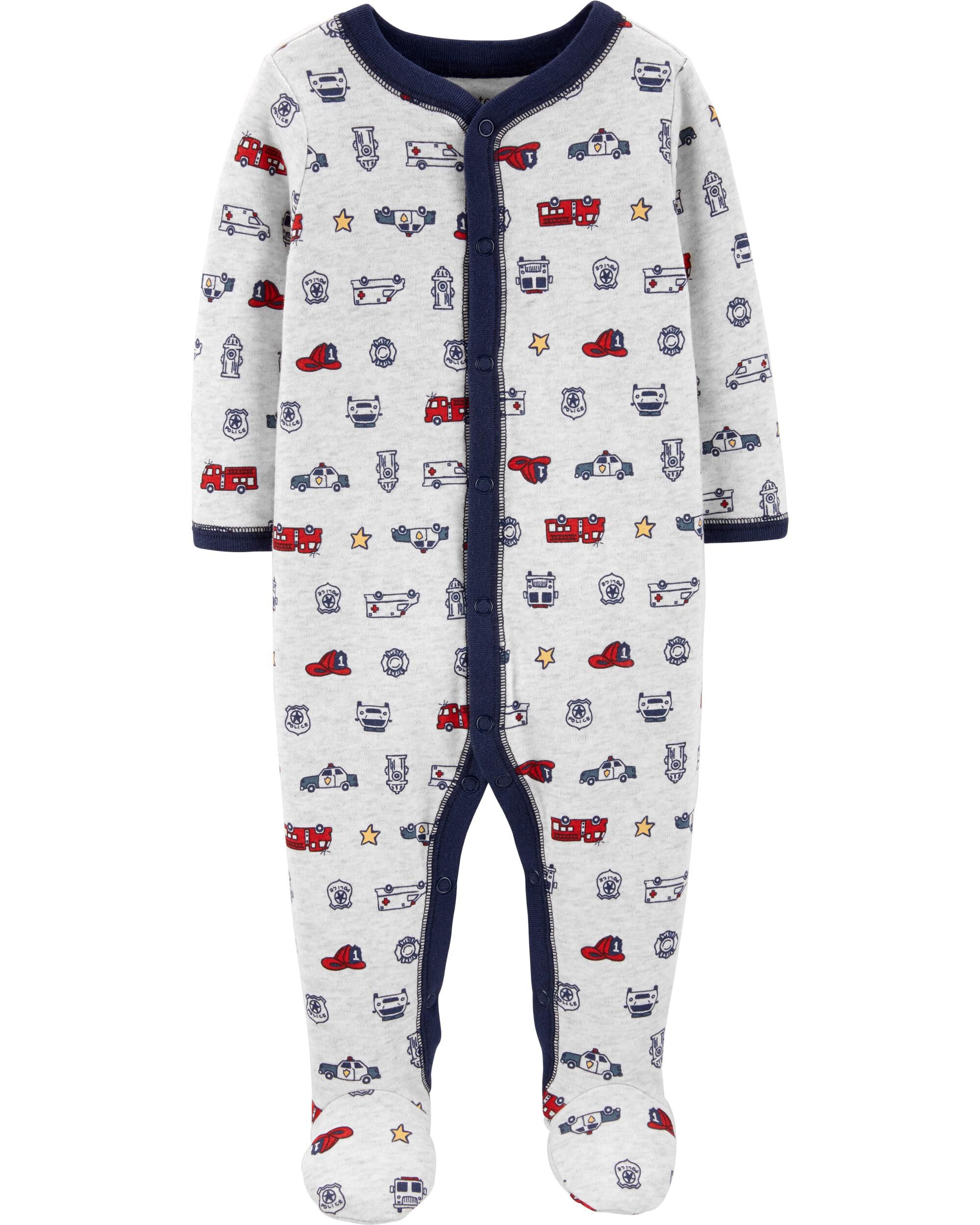 New//NWT~CARTERS~Red+White Sleeper-Romper~Baby Boys HEART-BREAKER NB 3 6 9 months