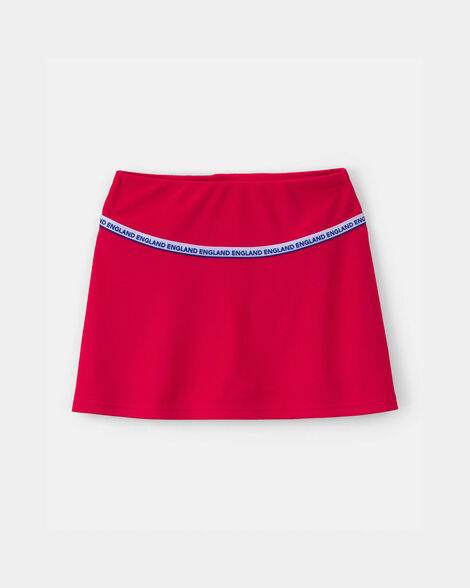 girls umbro england active skort - red