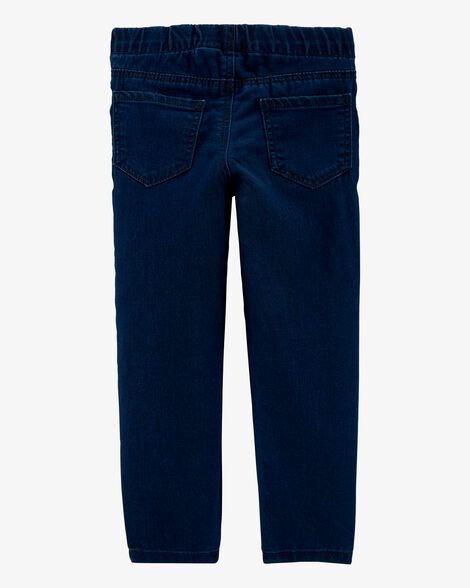  Product image 2 of Toddler Dark Wash Elastic-Waist Jeggings